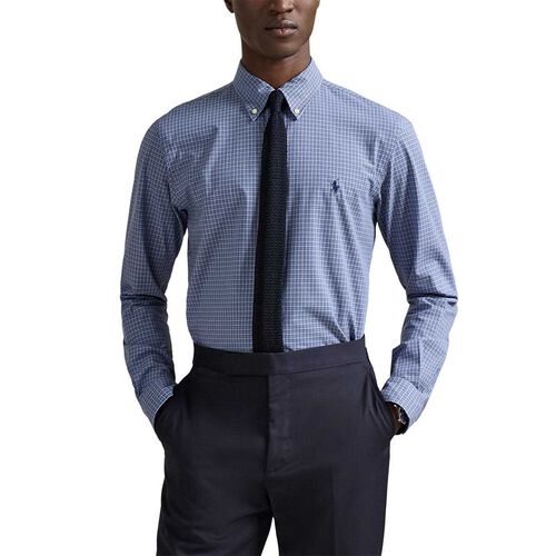 Polo Ralph Lauren Custom Fit Checked Stretch Poplin Shirt